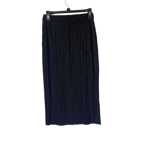 Zara Dresses & Skirts - Zara Pencil Skirt Size M Black NWT Pleated Minimalist Lagenlook Capsule Wardrobe